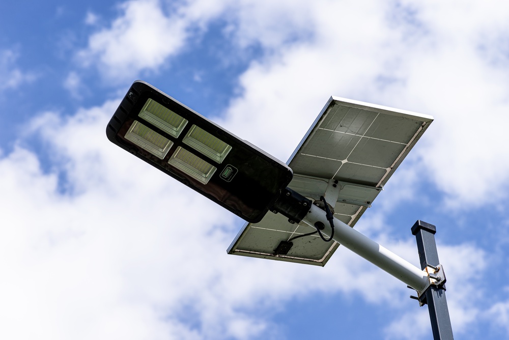 Modern outdoor lighting installation improving home security and nighttime visibility